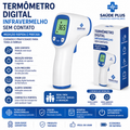 Termômetro Digital Infravermelho Sem Contato com Visor LCD