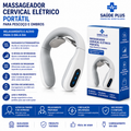 Massageador Cervical Elétrico Portátil para Pescoço e Ombros