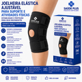 Joelheira Elástica Ajustável para Suporte e Atividades Físicas