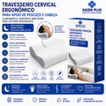 Travesseiro Cervical Ergonômico para Apoio de Pescoço e Cabeça